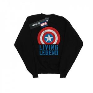 Marvel Boys Captain America Living Legend-sweatshirt 9-11 Years wit