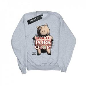 Disney Toy Story Kung Fu Pork Chop Sweatshirt voor jongens 12-13 grijs