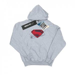 Hoodie met DC Comics Justice League Movie Superman-logo voor jongens 5-6 Years wit
