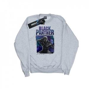 Marvel Boys Black Panther Tech Badge-sweatshirt 9-11 Years wit