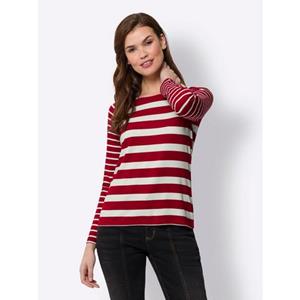 heine Shirt met ronde hals Gestreept shirt (1-delig)