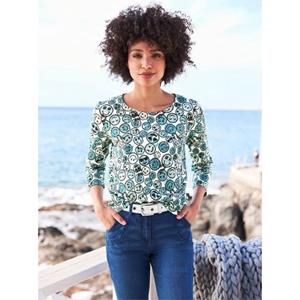 heine Shirt met ronde hals Gedessineerd shirt (1-delig)