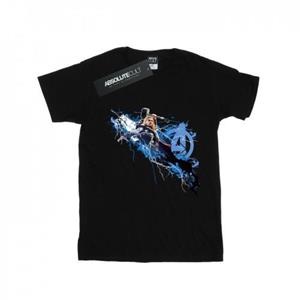 Marvel Girls Avengers Thor Splash katoenen T-shirt 12-13 wit