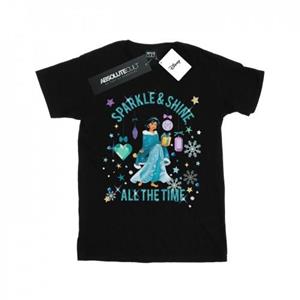Disney meisjes prinses Jasmine Sparkle en Shine katoenen T-shirt 9-11 Years wit