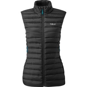 Rab - Women's Microlight Vest - Donzen bodywarmer, zwart