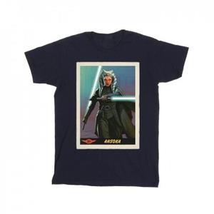 Star Wars Girls The Mandalorian Ahsoka Cotton T-Shirt 5-6 Years wit