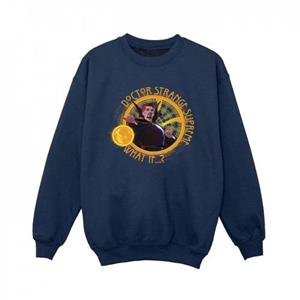 Marvel Boys What If Supreme Dr Strange Sweatshirt 5-6 Years wit