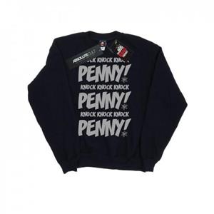 The Big Bang Theory Het Big Bang Theory Boys Sheldon Knock Knock Penny-sweatshirt 7-8 Years wit
