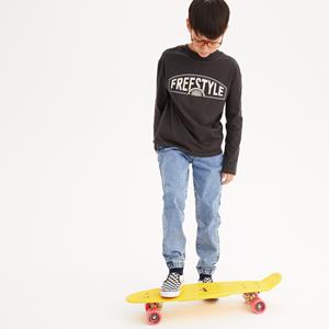 LA REDOUTE COLLECTIONS T-shirt met lange mouwen, tekst op de rug
