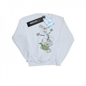 Disney Frozen Olaf en Troll-trui voor meisjes 12-13 wit