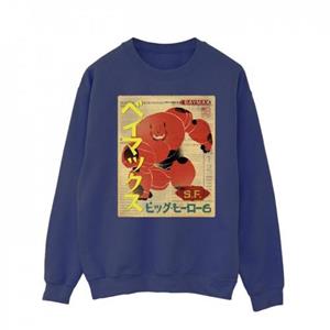 Disney Heren Big Hero 6 Baymax Baymax Krant Sweatshirt L wit