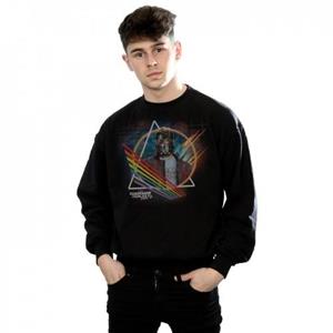 Marvel Heren Guardians of the Galaxy Neon Star Lord gemaskerd sweatshirt L zwart