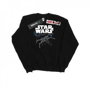 Star Wars Mens The Last Jedi X-Wing Sweatshirt L zwart