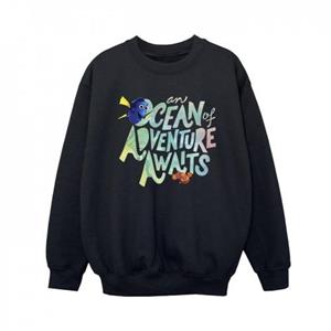 Disney jongens vinden Dory Ocean of Adventure sweatshirt 5-6 Years wit