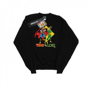 Marvel Boys Thor versus Loki sweatshirt 9-11 Years wit