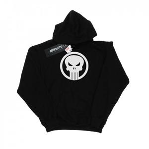 Marvel Boys The Punisher Skull Circle-hoodie 12-13 wit