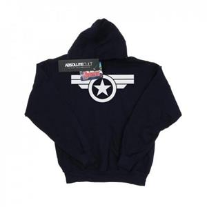 Marvel Girls Captain America Super Soldier-hoodie 12-13 marineblauwe kleur