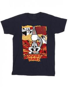 Looney Tunes Boys Bugs Rabbit Comic Nieuwjaar T-shirt 5-6 Years wit