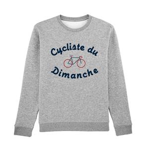 Enkr Herensweater - SUNDAY CYCLIST XS heide grijze kleur