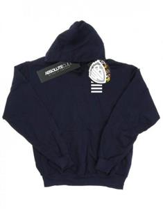 Looney Tunes heren Taz strepen faux zak hoodie M wit