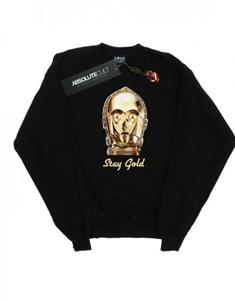Star Wars Mens The Rise Of Skywalker C-3PO Stay Gold Sweatshirt M wit