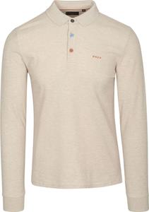 New zealand auckland NZA Longsleeve Polo Isaac Piqué Sand