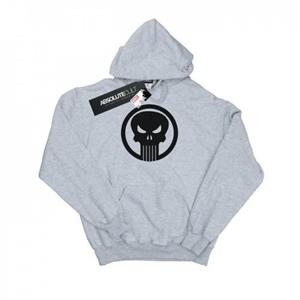 Marvel heren The Punisher Skull Circle-hoodie S wit