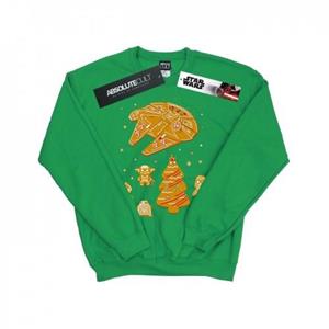 Star Wars Mens Gingerbread Rebels Sweatshirt L wit