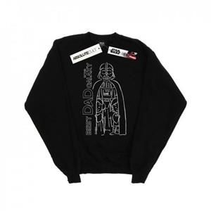 Star Wars Mens Best Dad In The Galaxy Sweatshirt M wit