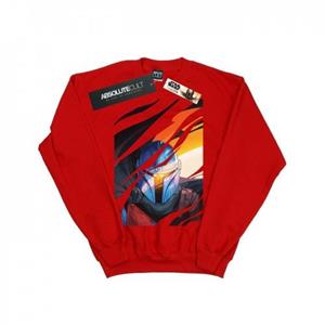 Star Wars Heren The Mandalorian Glare Sweatshirt XXL wit