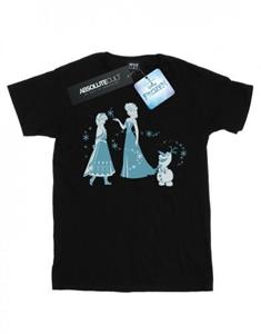 Disney Frozen Magic Sneeuwvlokken katoenen T-shirt voor meisjes 12-13 wit