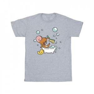 Tom And Jerry Girls Bath Time Cotton T-Shirt 9-11 Years wit