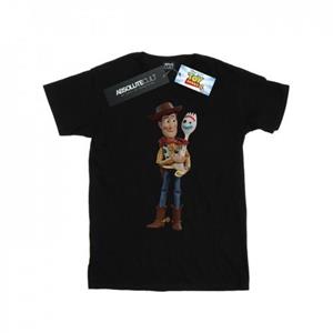 Disney Toy Story 4 Woody en Forky katoenen T-shirt voor meisjes 12-13 wit