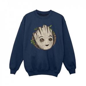 Marvel Boys I Am Groot houten hoofdsweatshirt 5-6 Years wit