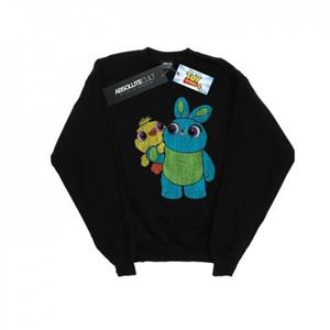 Disney Boys Toy Story 4 Ducky en Bunny Distressed Pose Sweatshirt 12-13 wit