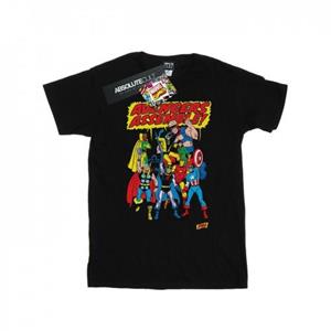 Marvel Comics Boys Avengers monteren T-shirt 9-11 Years wit