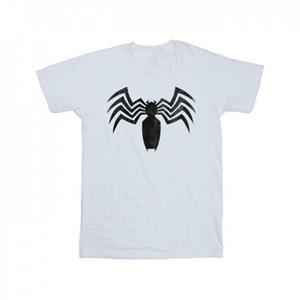 Marvel Boys Venom Spider-logo embleem T-shirt 5-6 Years wit