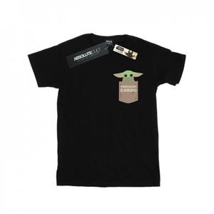 Star Wars Boys The Mandalorian The Child Cargo Pocket T-shirt 9-11 Years wit