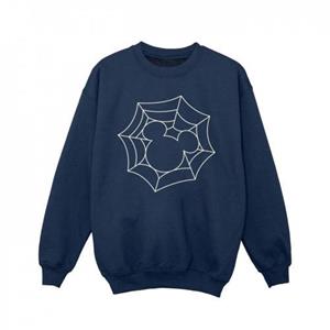Disney meisjes Mickey Mouse spinnenwebsweatshirt 12-13 zwart
