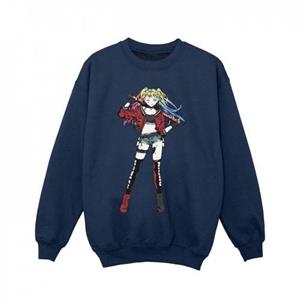DC Comics Harley Quinn-sweatshirt met staande houding voor meisjes 7-8 Years wit