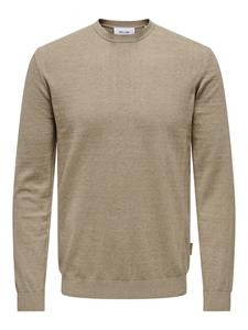 onlyandsons Only and Sons Onsloui Reg 12 Mel Crew Knit Noos