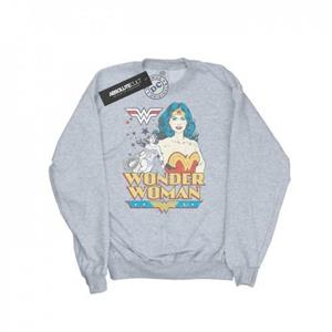 DC Comics Wonder Woman poserend sweatshirt voor heren XL grijs