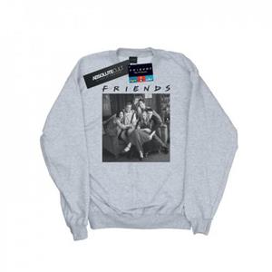 Friends Vrienden zwart-wit foto-sweatshirt voor heren L wit
