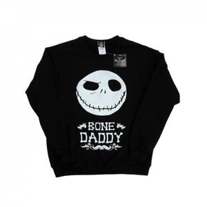 Disney Mens Nightmare Before Christmas Bone Daddy Sweatshirt L zwart