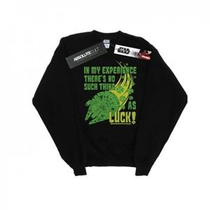 Star Wars Mens Millennium Falcon Shamrock Luck Sweatshirt M wit