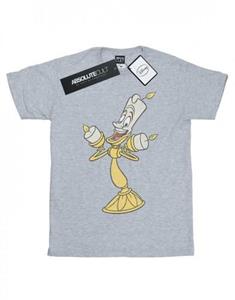 Disney meisjes Belle en het beest Lumiere noodlijdende katoenen T-shirt 9-11 Years wit