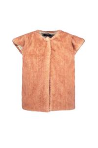 Like Flo Meisjes bodywarmer fur doutze koraal