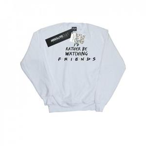 Friends Vrienden heren kijken liever naar sweatshirt M wit