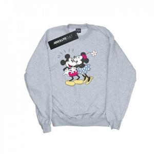 Disney Heren Mickey en Minnie Mouse Kiss Sweatshirt XL wit