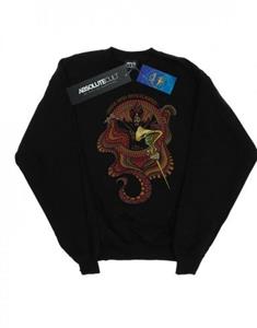 Disney Boys Aladdin Movie Jafar donker en mysterieus sweatshirt 12-13 wit